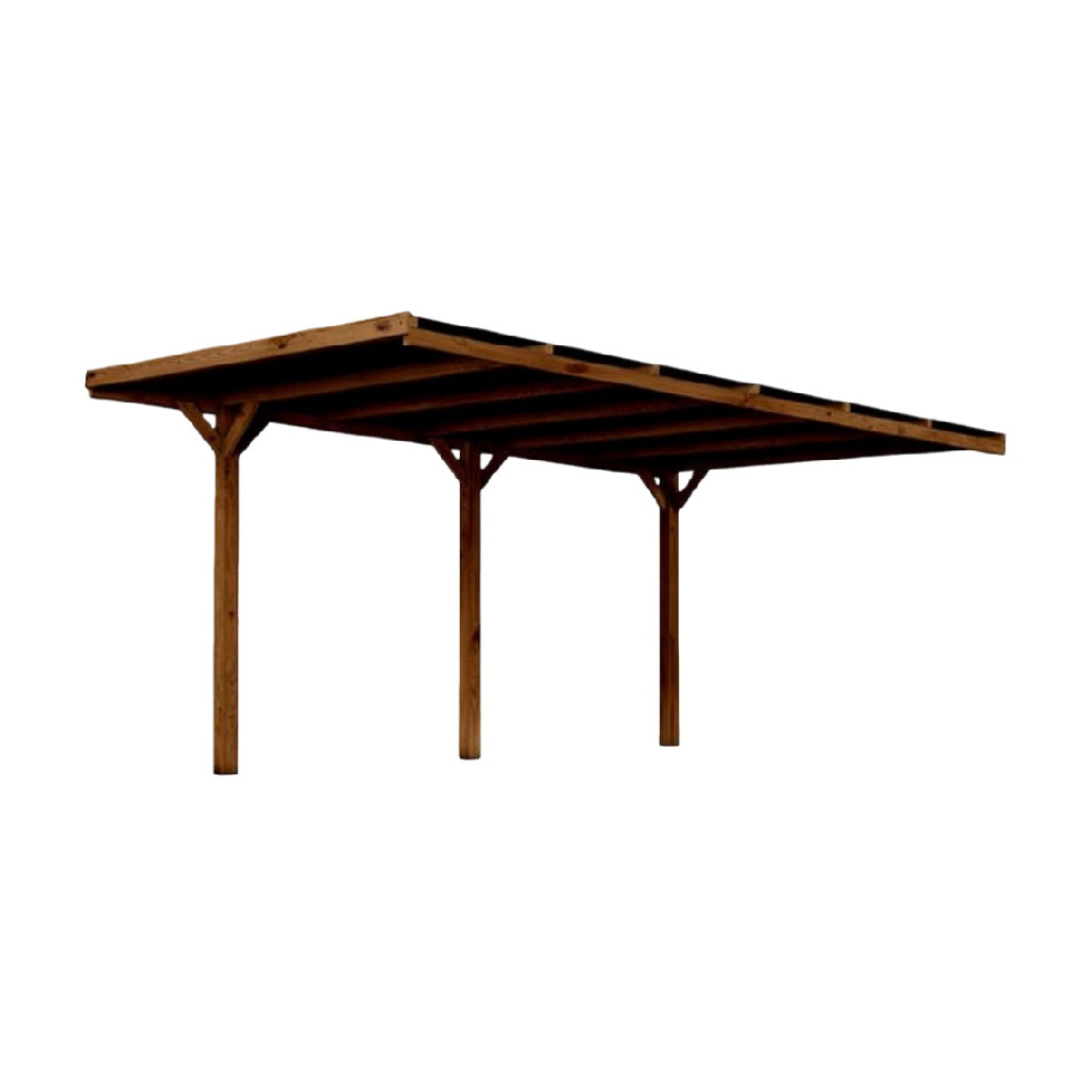 Wooden Carport for Vehicle Protection in Outdoor Spaces - 300 x 200 x 200