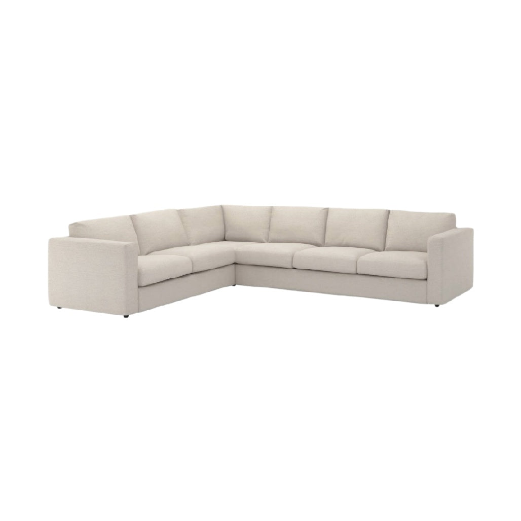 Sectional Sofa for Living Room in Fabric - 250 x 250 x 85
