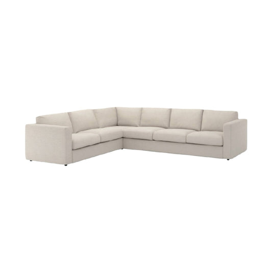 Sectional Sofa for Living Room in Fabric - 250 x 250 x 85