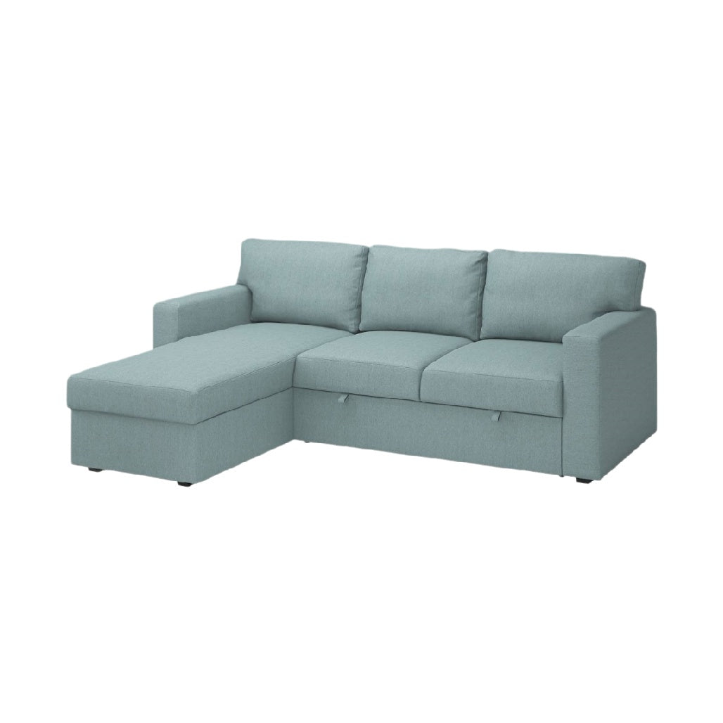Sectional sofa for living room in fabric - 240 x 150 x 90